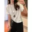 Fashionable oversized pink short-sleeve t-shirt for women with Hong Kong-inspired design