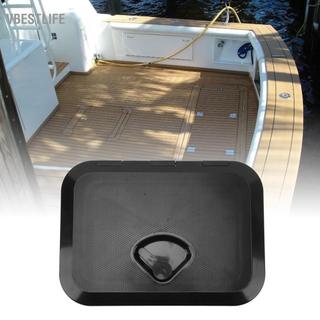VBESTLIFE Nắp sập boong thuyền Dễ dàng lắp đặt Cao su được sử dụng rộng rãi chống chịu thời tiết cho tàu (Đen)
