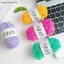 12 Sợi len Cotton mềm mại ấm áp DIY mềm Sợi dệt kim tay chất lượng tốt cho sợi móc đan thủ công (vn)