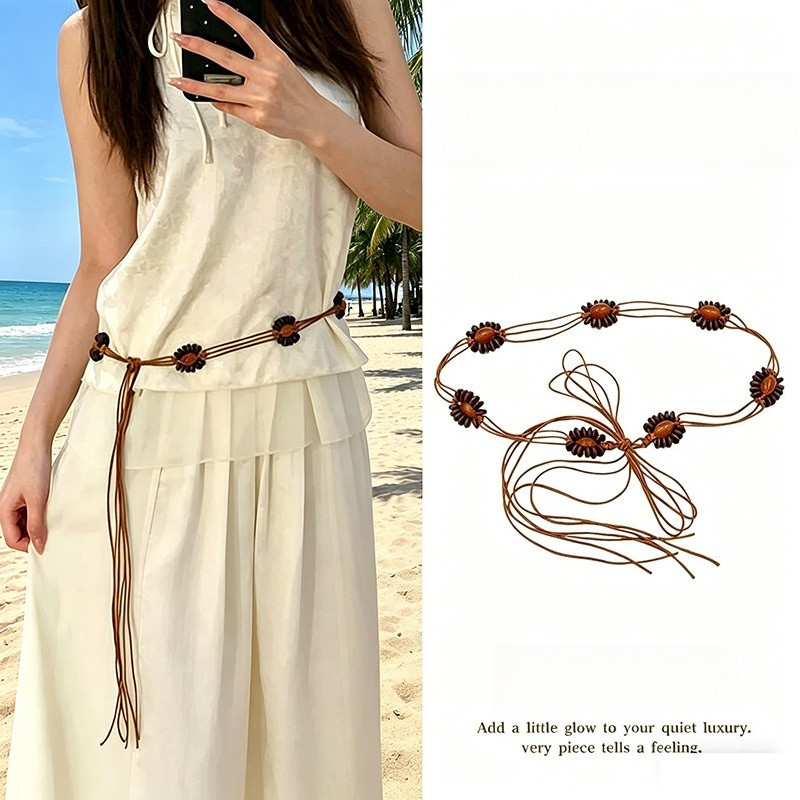 Retro Style Ethnic Bohemian Braided Belt for Women 2026 - New Fashionable Trend