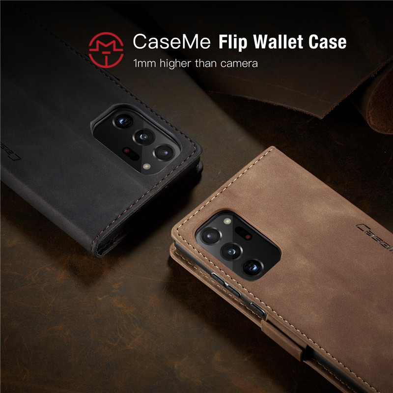 Bao Da Lật Caseme Cho Samsung Galaxy Note20 Note10 Note20 + Note10 + Note 10 plus 10plus lite 10lite 20 Ultra 20Ultra Note20Ultra Note10Plus Note10Lite A81 5G 4G Từ Wal