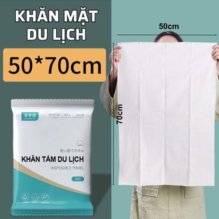 Khăn Tắm Du Lịch Sử Dụng Một Lần DINO Vải Cellulose Phân Hủy Sinh Học Thấm Hút Tốt Mềm Mịn Không Kích Ứng Da