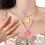 Vòng cổ nữ hoa đính hạt màu sắc đa dạng, phù hợp mùa hè
