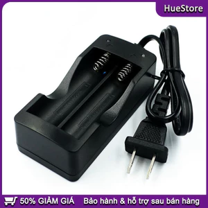 Sạc pin 18650 kép cho pin sạc lại 3.7V 4.2V Số khe: Khe cắm kép / 2 khe،chống sạc quá،Sạc pin lithium