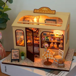 Tự Làm Handmade Cabin Mini Kid Mô Hình Lắp Ráp Đồ Chơi Bằng Gỗ Sáng Tạo Quà Tặng Sinh Nhật Cho Bé Trai Bé Gái 0429