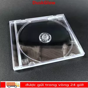 DVD DUSKGLOW, Hộp CD Nhựa Trong Suốt, Hộp Album Đĩa Đơn Dày Rạp Chiếu Phim Tại Nhà