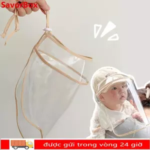 Mũ bảo vệ trẻ em SAVORBOX, Mặt chống gió thoáng khí, Mũ xốp trong suốt chống va đập
