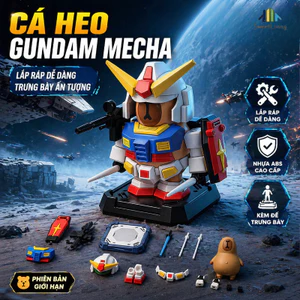Capybara Gundam Mạnh Mẽ Cá Heo Gundam Mecha,Bộ Đồ Chơi Từ Tính,Lắp ráp Mecha,Đồ chơi trẻ em