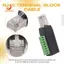 Đầu nối đầu cuối RJ45 Bộ chuyển đổi khối đầu cuối 8 chân không hàn RJ45