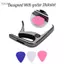 Toyuvn Toyuvn summina TC-02 Kẹp chỉnh dây đàn guitar đa chức năng Hợp kim kẽm có cầu chốt kéo Pick Slot 3 chiếc Pick cho đàn guitar điện acoustic Bass