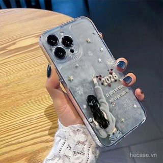 Ốp Điện Thoại Phong Cách Mới Văn Bản Thời Trang Cô Gái Thích Hợp Cho iPhone 14promax 13promax 12promax 14 13 12 11 pro max 15 16 17 promax xr xs 16pro 15pro Ốp Silicon Chống Sốc