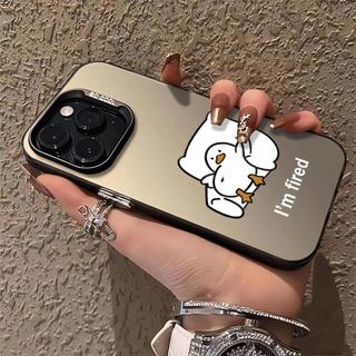 Vịt quay Ứng dụng iPhone 17/16/15pro Bạc 15/14/13pro Dễ thương 12/11 Đơn giản hàng ngày