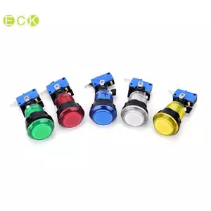 1 cái đèn tròn chiếu sáng trò chơi điện tử arcade công tắc nút nhấn đèn LED Đẹp