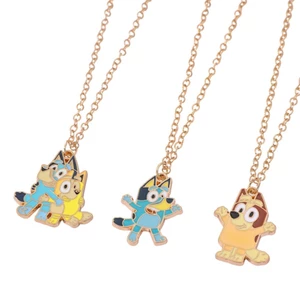 Hoạt Hình Hoạt Hình Dễ Thương Châu Âu Mỹ Hoạt Hình Brui Series Dầu Nhỏ Giọt Kim Loại Mặt Dây Chuyền Vòng Cổ Cặp Đôi Bạn Gái Hợp Kim Phụ Kiện