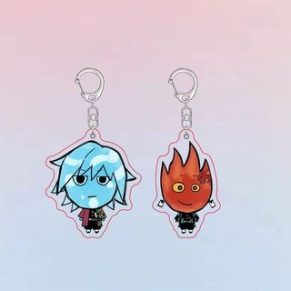 [Mặt dây chuyền] Demon Slayer Forest Ice Hot Man Series Phim hoạt hình vui nhộn Móc khóa Acrylic hai mặt Trang trí mặt dây chuyền Anime
