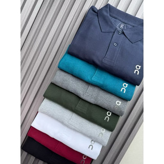 [Readystock] Áo thun cổ điển có logo cao su và cổ áo chất lượng cao, Áo polo nam siêu cao cấp
