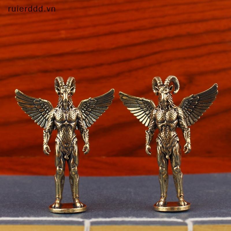 # ruierdd # Brass Devil Mini Nhân Vật Bộ Kim Loại Anime Sưu Tập Tượng Điêu Khắc Phong Cách Đồng Thau Cho Kệ Phòng Khách 5 Chiếc.