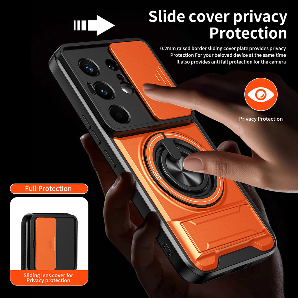 Ốp Điện Thoại Đa Năng Sang Trọng Thích Hợp Cho Tecno Camon 50 20 40 30 Pro Ultra 5G Dây 360°Giá đỡ vòng có vỏ máy ảnh Vỏ bảo vệ toàn diện chống sốc