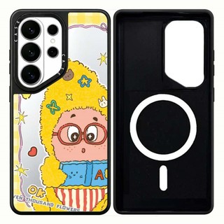 Khăn Từ Tính Thỏ Cáo Gương Cứng Phone Case For Dành Cho Samsung Galaxy S26 25 24 23 UItra S26 25 24 23 Plus Vỏ Bảo Vệ Chống Sốc