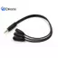Bộ chuyển đổi bộ chia âm thanh tai nghe đa năng Aux 3,5mm Ja HUB Cáp chia đẹp
