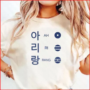 YB1 BTS ARIRANG 220g áo thun cotton dày KPOP ARMY người hâm mộ quà tặng Áo thun 110cm-6XL Áo ngắn tay BY1