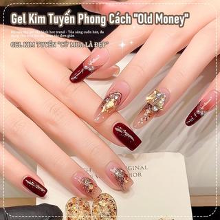 Sơn Móng Tay Gel Lấp Lánh Phong Cách Old Money Bán Chạy Mùa Thu Đông 2026 Siêu Trắng Lấp Lánh Rực Rỡ Siêu Nhẹ
