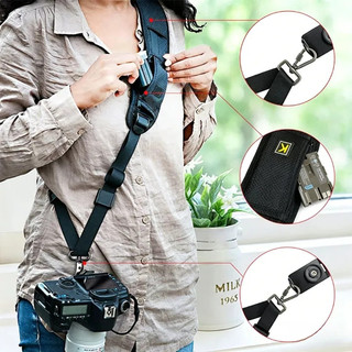 Dây đeo chéo máy ảnh chữ K dây đeo nhanh chụp ảnh cho DSLR Đeo máy ảnh chéo qua người,Thao tác nhanh