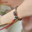 AqToCna Handmade Tây Tạng Bện Dây Nhiều Màu Sắc Dây Đeo Tay Phong Cách Dân Tộc Lắc Tay Có Thể Điều Chỉnh Kéo Dây Đeo Tay AqToCna