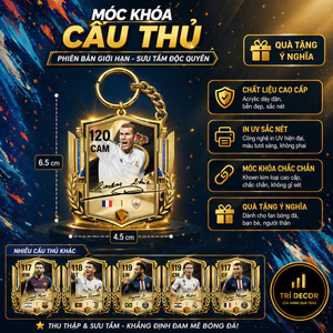 Móc Khóa Chữ Ký FC Mobile Móc Khóa Bóng Đá Thẻ Cầu Thủ Messi, Ronaldo, Neymar phiên bản chữ ký
