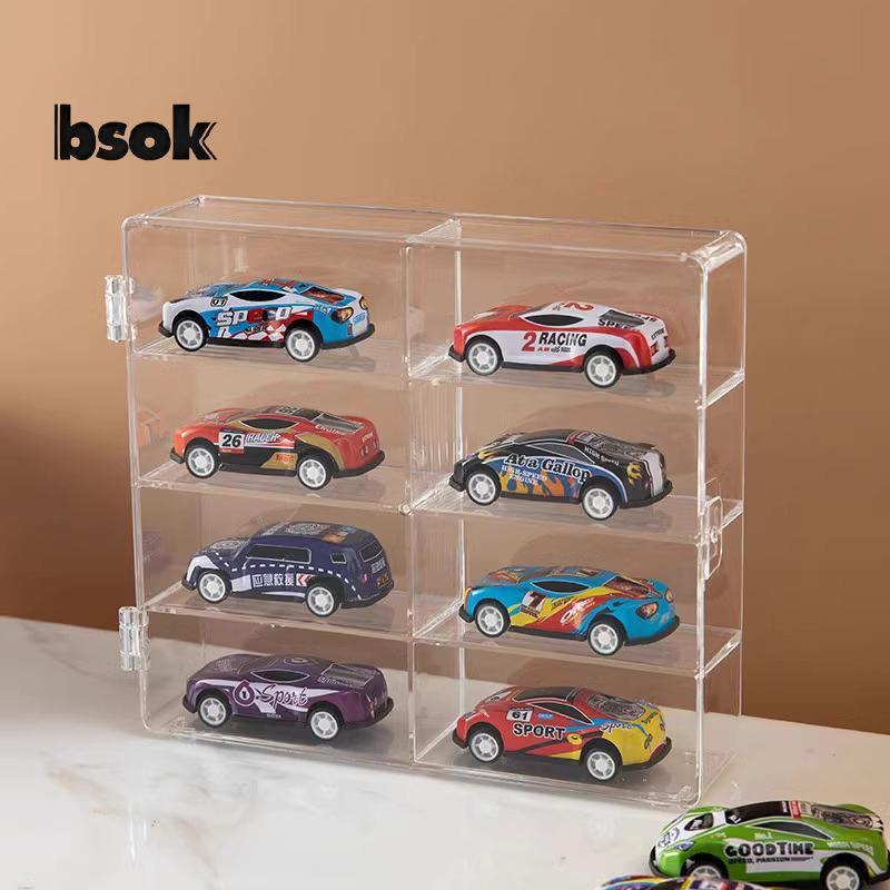 Trailblazer 1: 64 Hộp trưng bày ô tô Acrylic trong suốt - Hộp đựng đồ chơi mô hình treo tường dính Mới