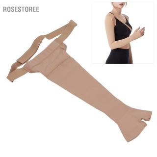 rosestoree Phù bạch huyết Nén tay cho nam giới Phụ nữ 23-32mmHg Hỗ trợ đầy đủ với dây đeo Nẹp Phù nề Lipedema Sưng sau phẫu thuật cắt bỏ vú Giảm đau (M-Left