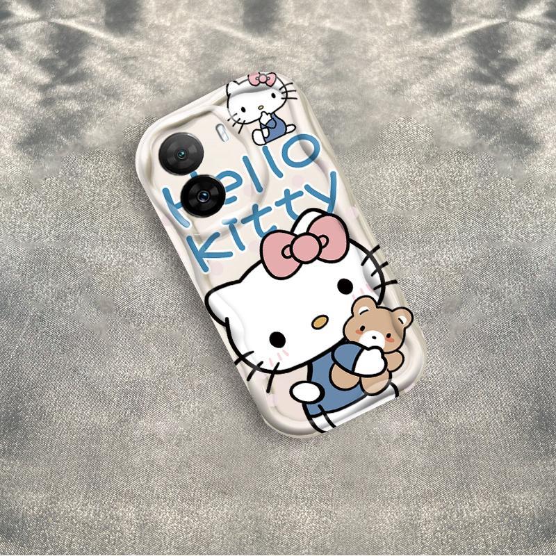 Thích hợp cho OPPO A57 4G A77 4G A77S 4G 3D Girls Soft TPU Kitty Rilakkuma Ốp điện thoại chống sốc