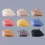 PNPIA- Mũ nồi hoa cho bé màu trơn mùa đông ấm áp Mũ beanie dệt kim cho trẻ sơ sinh Bé gái Hàn Quốc Tập đi Công chúa nghệ sĩ Mũ họa sĩ