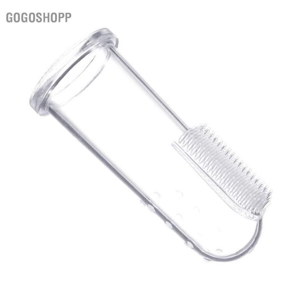 Gogoshopp Bàn chải đánh răng bằng ngón tay cho bé Massage nướu lợi để sử dụng khi đi du lịch