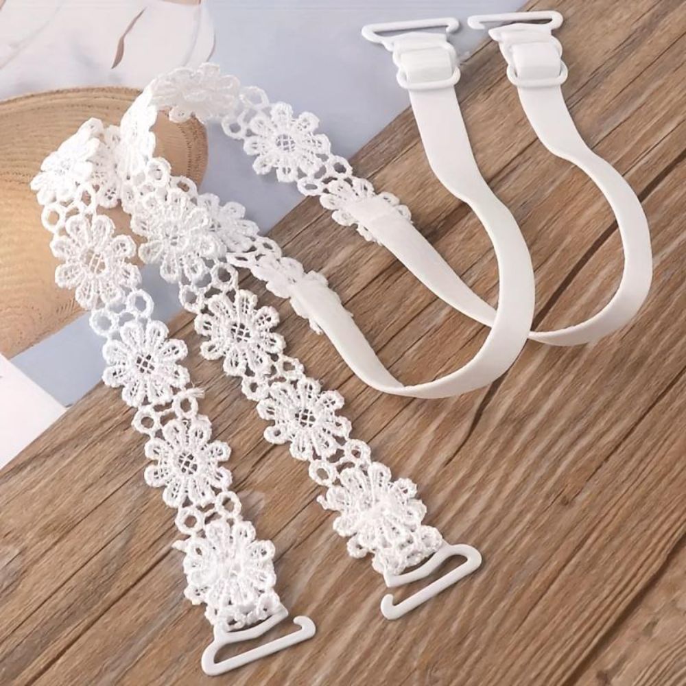 Dây đeo Áo lót JVSUB 1 cặp, Dây đeo áo ngực vô hình liền mạch rỗng, Dây đeo áo ngực có thể điều chỉnh thời trang chống trượt có thể thay thế cho các chương trình thời trang và trang phục không lưng
