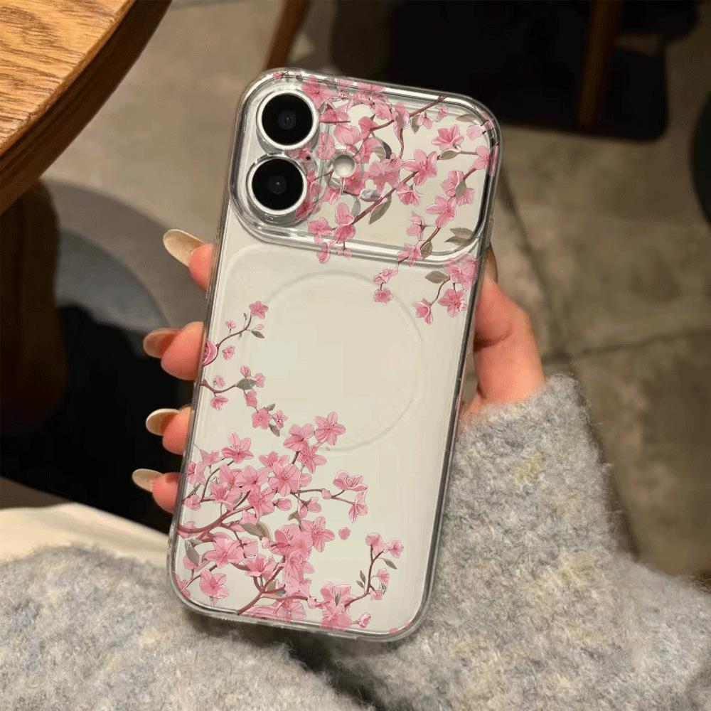 Hoa anh đào Ứng dụng iPhone17 trường hợp 16 hàng ngày 1514/1312p dễ thương xr sáng tạo