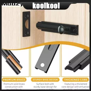 Kool Chống Trộm Cửa Sổ Bu Lông Trượt Chốt Khóa An Ninh Cửa Có Vít