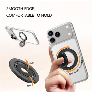 Giá đỡ điện thoại từ tính Lereach để nấu ăn / học tập / du lịch, thiết kế lật hai mặt, 360° Tay cầm vòng có thể điều chỉnh, tương thích với tất cả các điện thoại từ tính