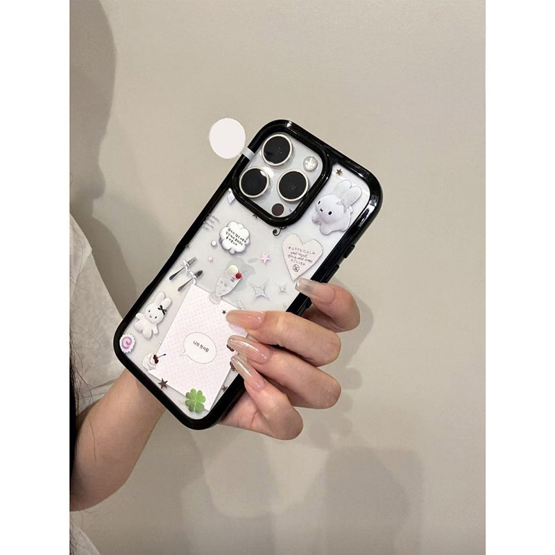 Ốp Lưng Cho IPhone 11 17 16 15 13 14 12 Pro Max AIR 16 15 Plus XR XS Max Vỏ trong suốt Acrylic ngọt ngào tươi mát | BigBuy360 - bigbuy360.vn