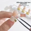 FAVORITEGOODS 5 Cái Chân đế thực hành đầu móng tay giả, Giá đỡ nghệ thuật móng tay từ tính nhiều màu DIY, Đế pha lê có thể tái sử dụng Dụng cụ làm móng tay