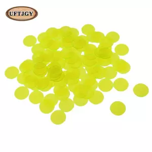 Gói 100 Chip Bingo (Màu hỗn hợp) Bút đánh dấu trong suốt 1,5cm cho Bingo,