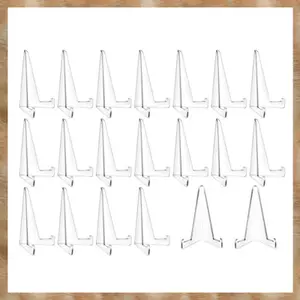 20 Cái Giá đỡ giá đỡ Acrylic hình tam giác để trưng bày Giá đỡ khung ảnh Mini Giá đỡ tấm Giá đỡ ảnh Giá đỡ dễ sử dụng