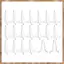 20 Cái Giá đỡ giá đỡ Acrylic hình tam giác để trưng bày Giá đỡ khung ảnh Mini Giá đỡ tấm Giá đỡ ảnh Giá đỡ dễ sử dụng