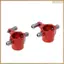 2 Chiếc Phụ Kiện Kim Loại Nâng Cấp Tay Lái Phía Sau Cho P929 P939 K969 K979 K989 K999 1 / 28 Xe RC, Đỏ