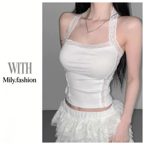 Milyfashion Ren Dây Camisole Nữ Mặc Ngoài Mùa Hè Hot Girl Gợi Cảm Một Vai Ống Top Nhỏ Top Phong Cách Thái Lan
