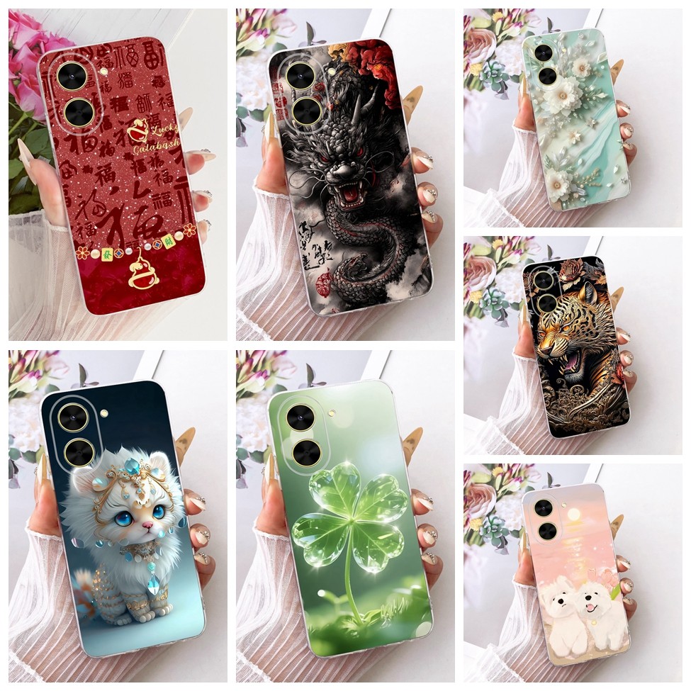 Vỏ Trong Suốt Cho Redmi A5 4G Ốp Lưng Thẩm Mỹ Hoạt Hình Dễ Thương Thời Trang Bướm Ngộ nghĩnh Sơn 25028PC03G 25028RN03A