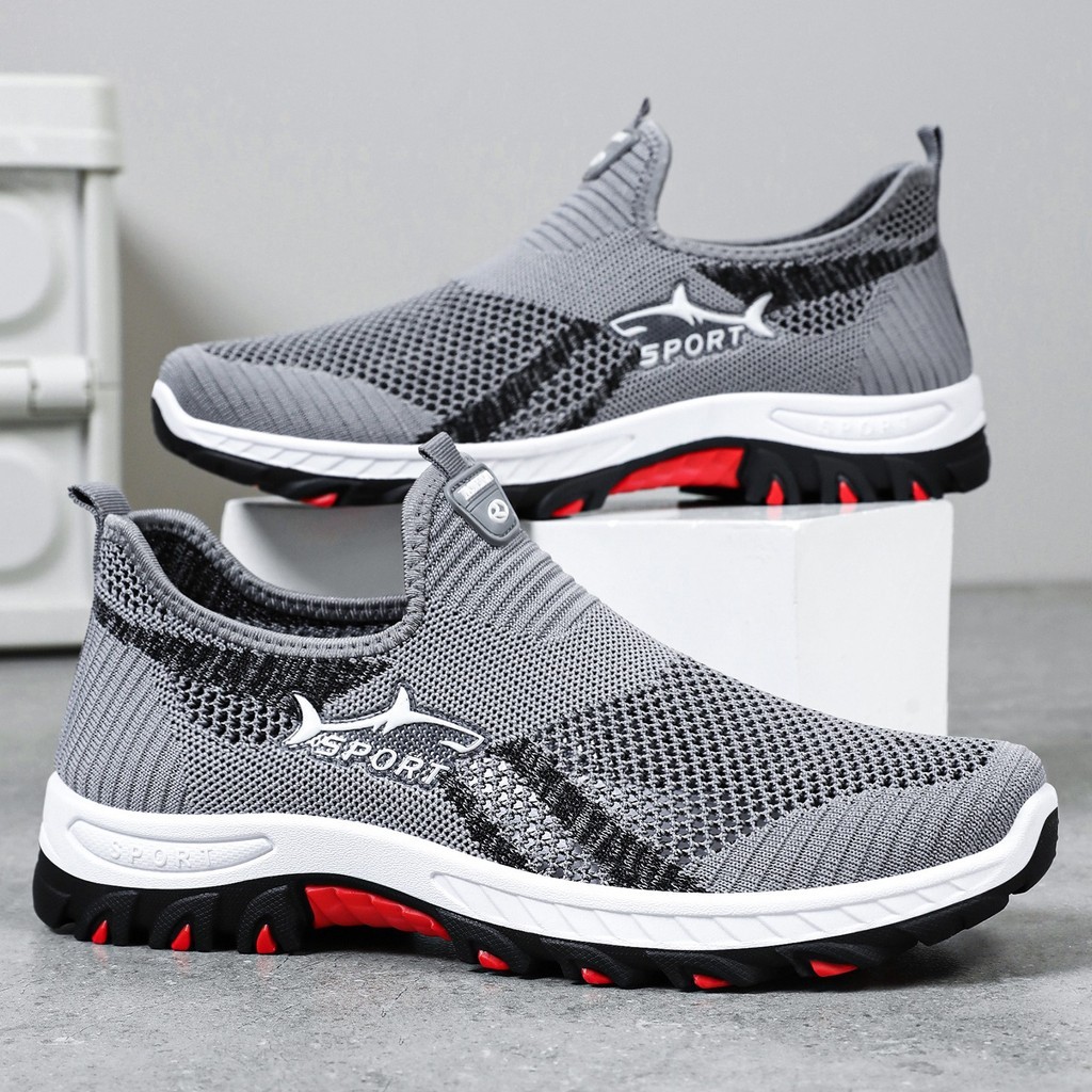 🇻🇳 Giay Di Bo Nam Thoai Mai Phong Cach Sneaker Slip On Nhe Va Thoang
