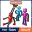 4 Chiếc Cốc Hút Kính Thiên Văn Robot Đồ Chơi Hoạt Hình Xếp Hình Cốc Hút Có Đèn