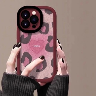Ốp lưng IPhone 17 16 15 14 13 12 11 Pro Max XR XSMax 78 Plus Thời trang cá tính báo in tình yêu điện thoại trường hợp
