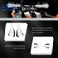 Trắng Đa Năng Xe Máy Handguard Motocross Bảo Vệ Tay Bảo Vệ Cho Xe Máy 22 Mm Tay Cầm Bảo Vệ